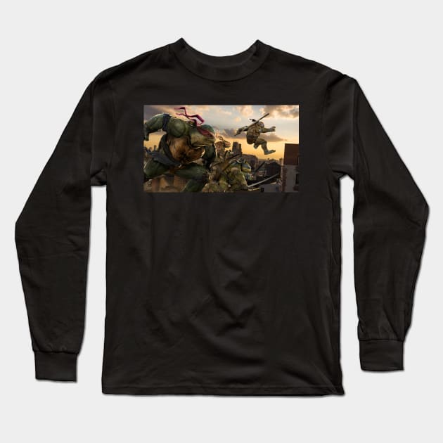 Rooftops Long Sleeve T-Shirt by uncannyknack